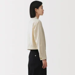 Veste courte en mélange de rayonne pour femme