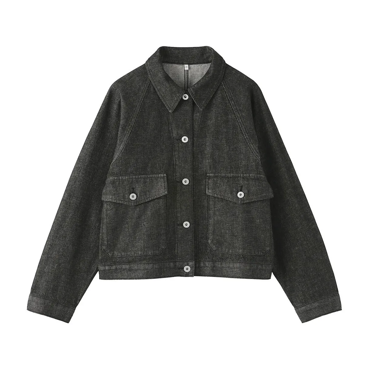 Veste de travail denim en kapok mélangé pour femme