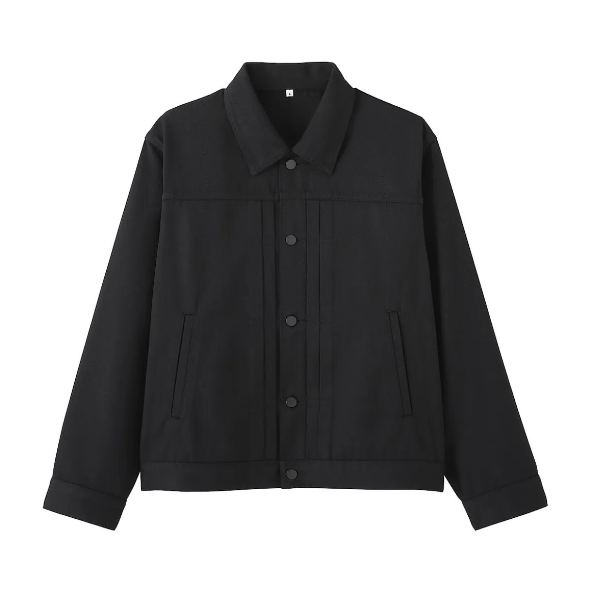 Veste en denim polyester recyclé pour homme
