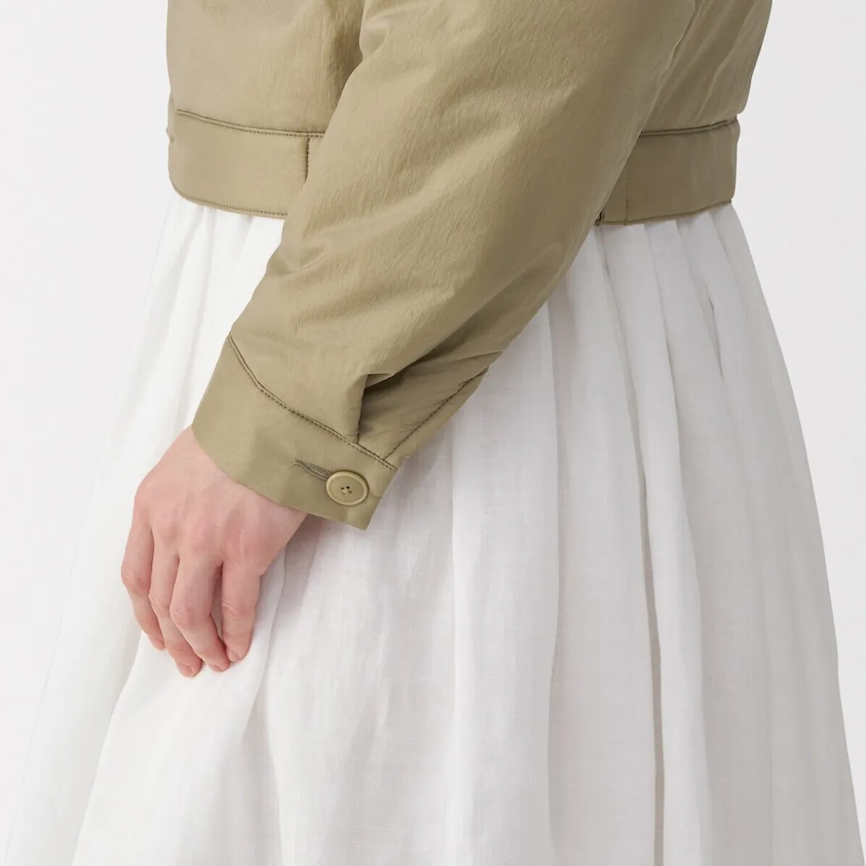 Veste matelassée en nylon recyclé pour femme