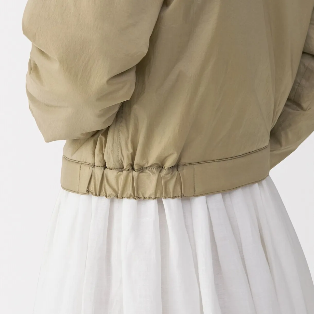 Veste matelassée en nylon recyclé pour femme